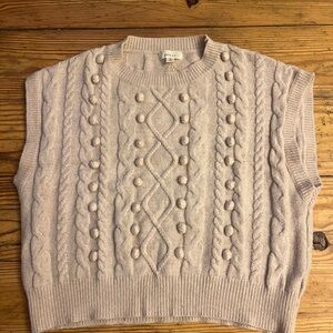 debut Cream Crew Neck Sweater